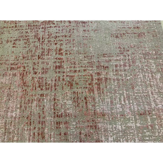Torino Modern Abstract Distressed Shimmer Tonal Textured Hi-Low Soft Wool Loop & Viscose Flatweave Soft Taupe/Terracotta/Soft Pink Rug-Asiatic Carpets-Rug Love - The Most Loved Rug Store