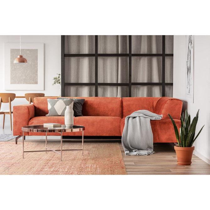 Torino Modern Abstract Distressed Shimmer Tonal Textured Hi-Low Soft Wool Loop & Viscose Flatweave Soft Taupe/Terracotta/Soft Pink Rug-Asiatic Carpets-Rug Love - The Most Loved Rug Store