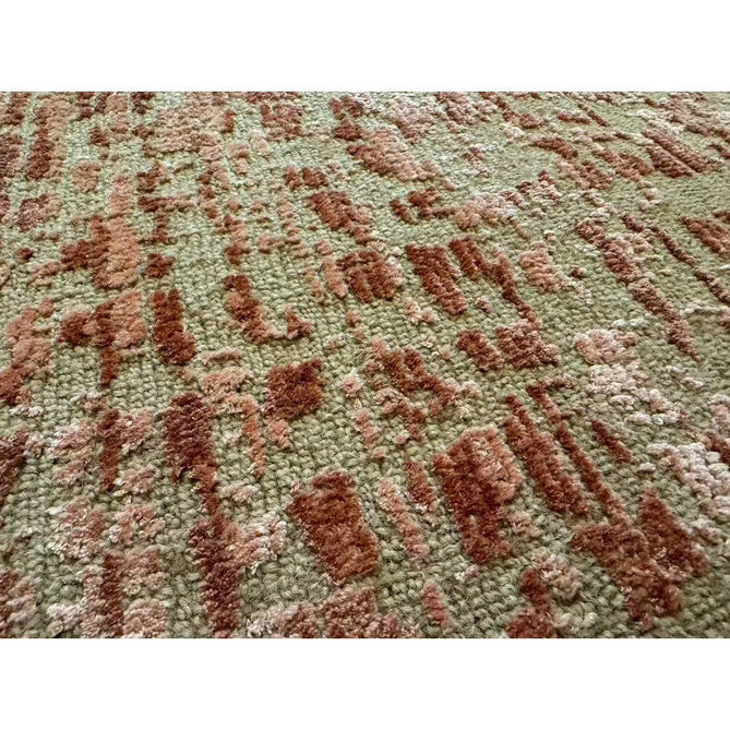 Torino Modern Abstract Distressed Shimmer Tonal Textured Hi-Low Soft Wool Loop & Viscose Flatweave Soft Taupe/Terracotta/Soft Pink Rug-Asiatic Carpets-Rug Love - The Most Loved Rug Store