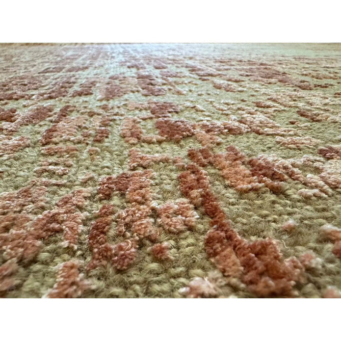 Torino Modern Abstract Distressed Shimmer Tonal Textured Hi-Low Soft Wool Loop & Viscose Flatweave Soft Taupe/Terracotta/Soft Pink Rug-Asiatic Carpets-Rug Love - The Most Loved Rug Store