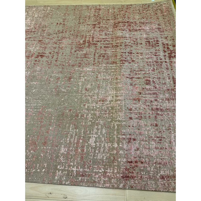 Torino Modern Abstract Distressed Shimmer Tonal Textured Hi-Low Soft Wool Loop & Viscose Flatweave Soft Taupe/Terracotta/Soft Pink Rug-Asiatic Carpets-Rug Love - The Most Loved Rug Store