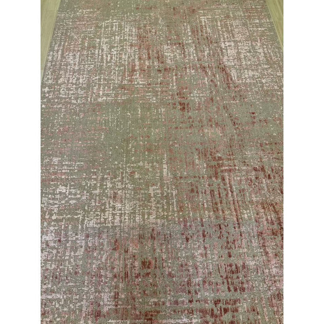 Torino Modern Abstract Distressed Shimmer Tonal Textured Hi-Low Soft Wool Loop & Viscose Flatweave Soft Taupe/Terracotta/Soft Pink Rug-Asiatic Carpets-Rug Love - The Most Loved Rug Store