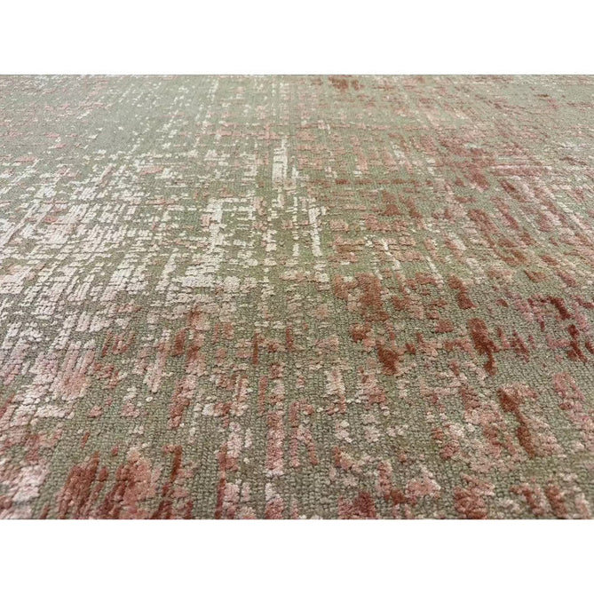 Torino Modern Abstract Distressed Shimmer Tonal Textured Hi-Low Soft Wool Loop & Viscose Flatweave Soft Taupe/Terracotta/Soft Pink Rug-Asiatic Carpets-Rug Love - The Most Loved Rug Store