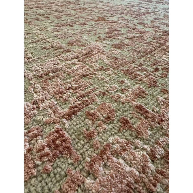 Torino Modern Abstract Distressed Shimmer Tonal Textured Hi-Low Soft Wool Loop & Viscose Flatweave Soft Taupe/Terracotta/Soft Pink Rug-Asiatic Carpets-Rug Love - The Most Loved Rug Store