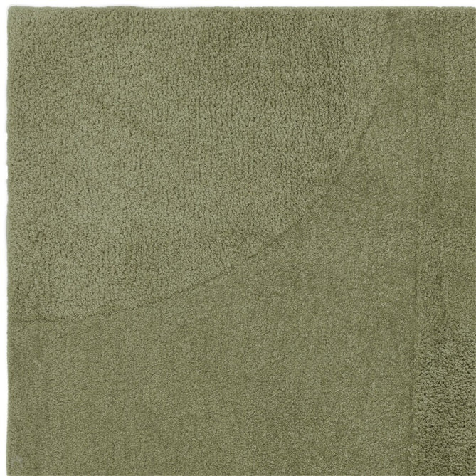 Tova Modern Plain Carved Geometric Hi-Low Textured Soft-Touch Polyester Green Rug-Asiatic Carpets-Rug Love - The Most Loved Rug Store