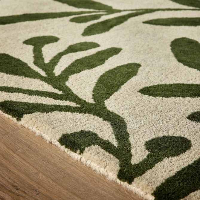 Trailing Leaf Beige/Green Rug-Origins-Rug Love - The Most Loved Rug Store