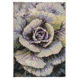 Tropicana 93 X Botanical Floral Durable Stain-Resistant Weatherproof Flatweave In-Outdoor Purple/Multicolour Rug