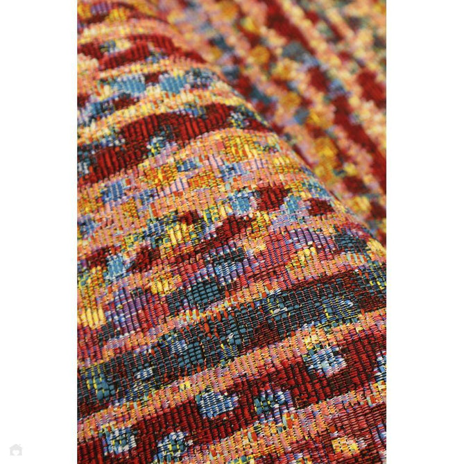 Tropicana Border In-Outdoor Flatweave Multicolour Rug-Melrose-Rug Love - The Most Loved Rug Store