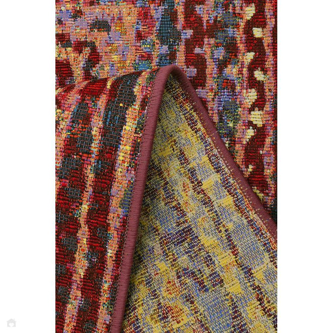 Tropicana Border In-Outdoor Flatweave Multicolour Rug-Melrose-Rug Love - The Most Loved Rug Store