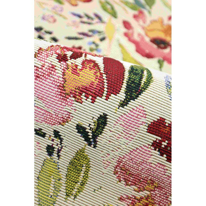 Tropicana Meadow Modern Botanical Floral Durable Stain-Resistant Weatherproof Flatweave In-Outdoor Multicolour Rug-Melrose-Rug Love - The Most Loved Rug Store