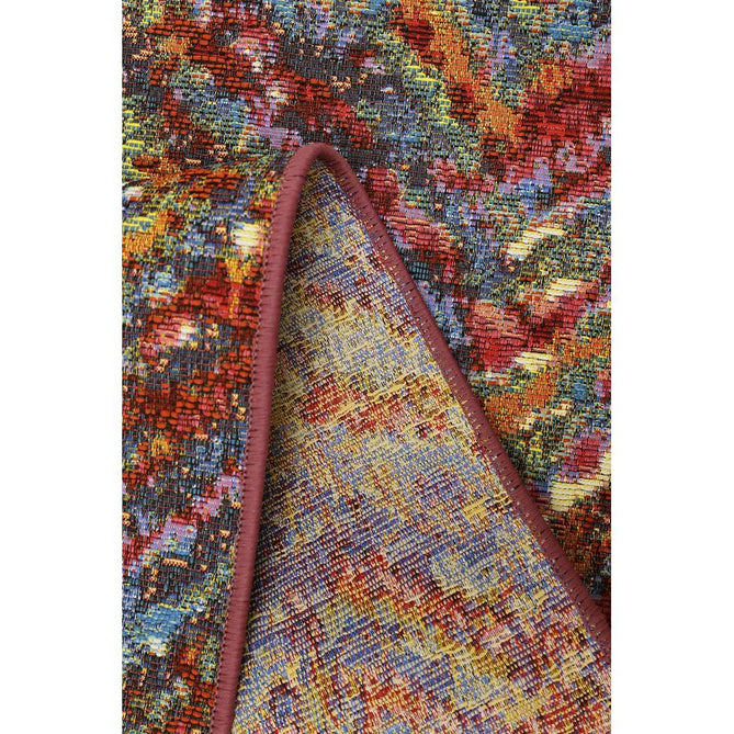 Tropicana Zigzag in-Outdoor Flatweave Multicolour Rug-Melrose-Rug Love - The Most Loved Rug Store