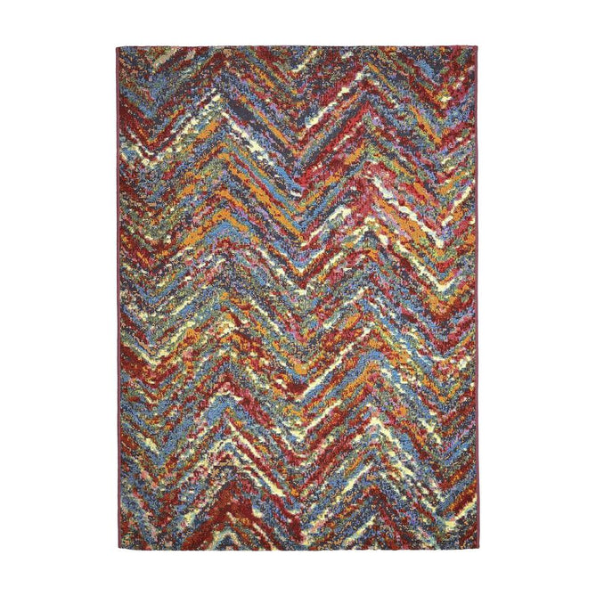 Tropicana Zigzag in-Outdoor Flatweave Multicolour Rug-Melrose-Rug Love - The Most Loved Rug Store