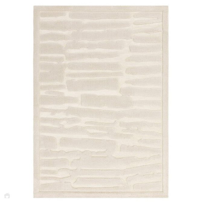 Valley Path Scandinavian Carved 3D Hi-Low Flatweave Ivory/Cream Rug-Asiatic Carpets-Rug Love - The Most Loved Rug Store
