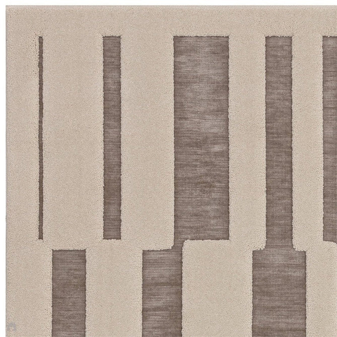 Valley Tile Scandinavian Carved 3D Hi-Low Flatweave Beige/Ivory/Natural Rug-Asiatic Carpets-Rug Love - The Most Loved Rug Store
