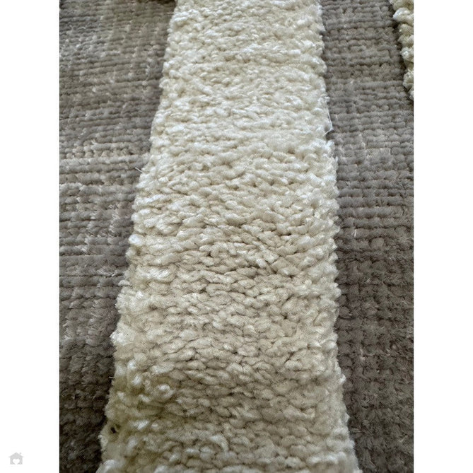 Valley Tile Scandinavian Carved 3D Hi-Low Flatweave Beige/Ivory/Natural Rug-Asiatic Carpets-Rug Love - The Most Loved Rug Store