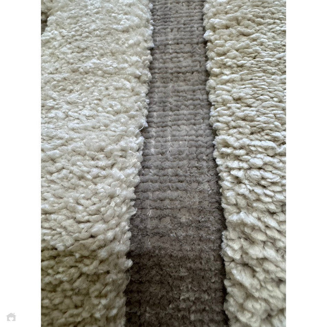 Valley Tile Scandinavian Carved 3D Hi-Low Flatweave Beige/Ivory/Natural Rug-Asiatic Carpets-Rug Love - The Most Loved Rug Store