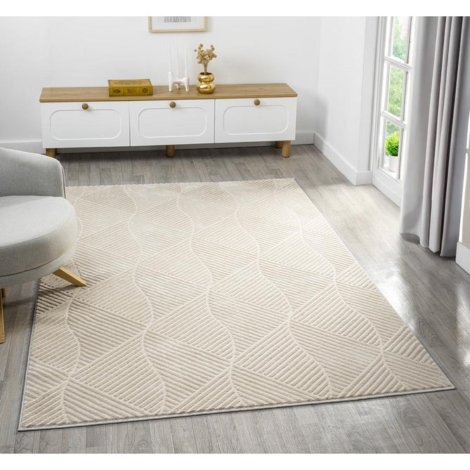 Vellure Pyramid VLR04 Cream Rug-Desire Rugs-Rug Love - The Most Loved Rug Store