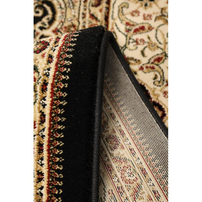 Victoria Traditional Black Round Rug-Melrose-Rug Love - The Most Loved Rug Store