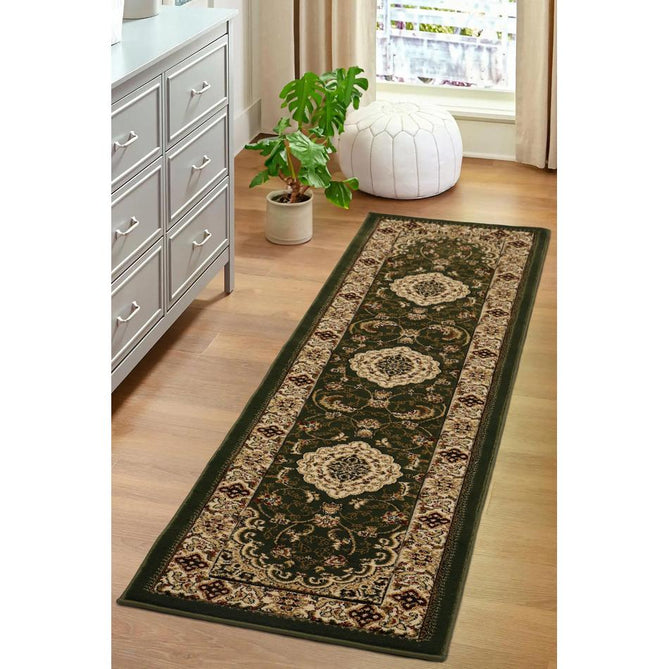 Victoria Traditional Green Rug-Melrose-Rug Love - The Most Loved Rug Store