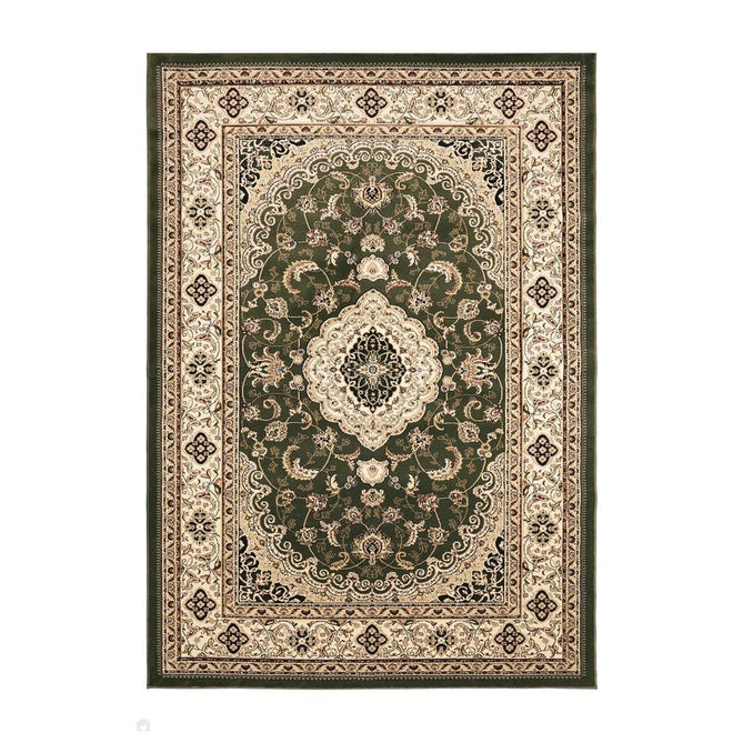 Victoria Traditional Green Rug-Melrose-Rug Love - The Most Loved Rug Store