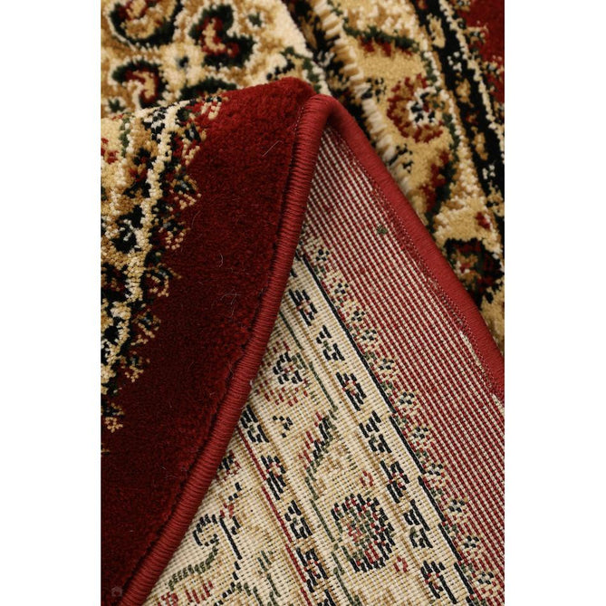 Victoria Traditional Red Round Rug-Melrose-Rug Love - The Most Loved Rug Store