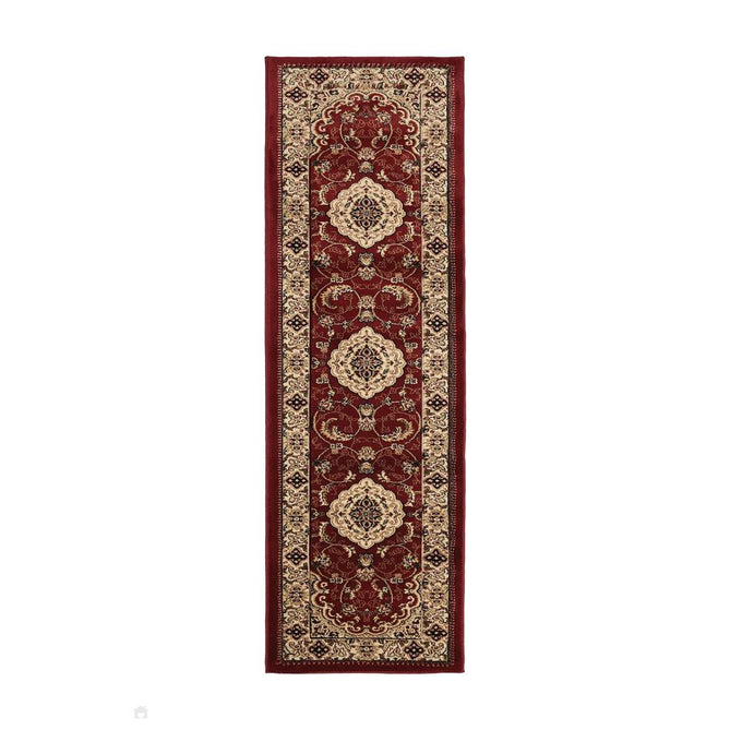 Victoria Traditional Red Runner-Melrose-Rug Love - The Most Loved Rug Store