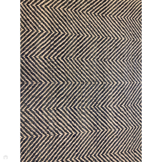 Vigo Modern Geometric Tonal Zig Zag Hand-Woven Heavyweight Textured Soft-Touch Jute & Wool Blend Chunky Loop Pile Flatweave Fringe Navy/Cream Rug-Asiatic Carpets-Rug Love - The Most Loved Rug Store