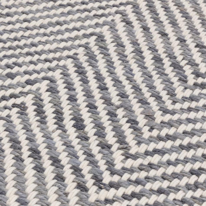 Vigo Modern Geometric Zig Zag Hand-Woven Jute Mix Soft-Touch Boho Flatweave Grey/Cream Rug-Asiatic Carpets-Rug Love - The Most Loved Rug Store