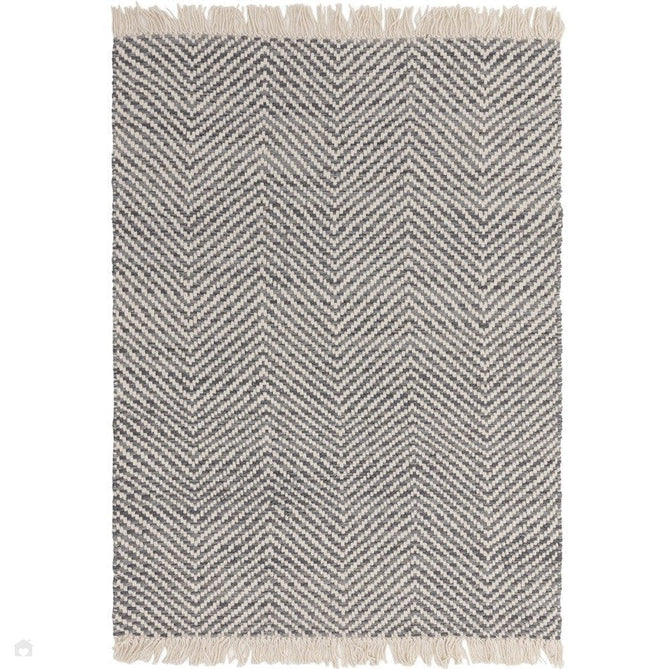 Vigo Modern Geometric Zig Zag Hand-Woven Jute Mix Soft-Touch Boho Flatweave Grey/Cream Rug-Asiatic Carpets-Rug Love - The Most Loved Rug Store