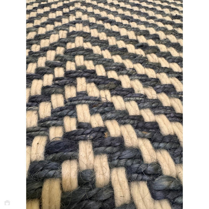 Vigo Modern Geometric Zig Zag Hand-Woven Jute Mix Soft-Touch Boho Flatweave Navy/Cream Rug-Asiatic Carpets-Rug Love - The Most Loved Rug Store
