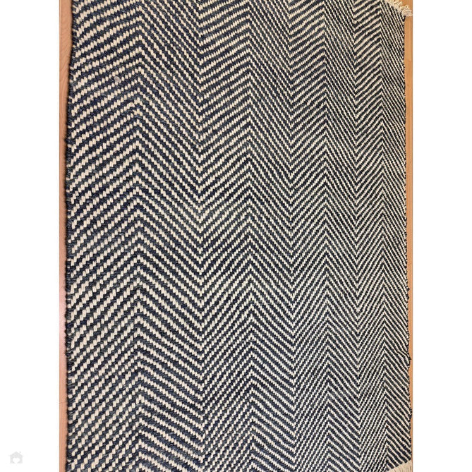 Vigo Modern Geometric Zig Zag Hand-Woven Jute Mix Soft-Touch Boho Flatweave Navy/Cream Rug-Asiatic Carpets-Rug Love - The Most Loved Rug Store