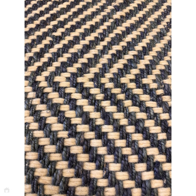 Vigo Modern Geometric Zig Zag Hand-Woven Jute Mix Soft-Touch Boho Flatweave Navy/Cream Rug-Asiatic Carpets-Rug Love - The Most Loved Rug Store