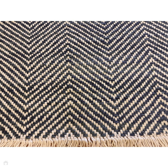 Vigo Modern Geometric Zig Zag Hand-Woven Jute Mix Soft-Touch Boho Flatweave Navy/Cream Rug-Asiatic Carpets-Rug Love - The Most Loved Rug Store