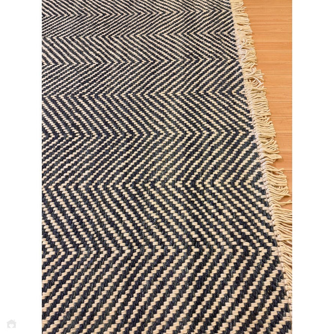 Vigo Modern Geometric Zig Zag Hand-Woven Jute Mix Soft-Touch Boho Flatweave Navy/Cream Rug-Asiatic Carpets-Rug Love - The Most Loved Rug Store