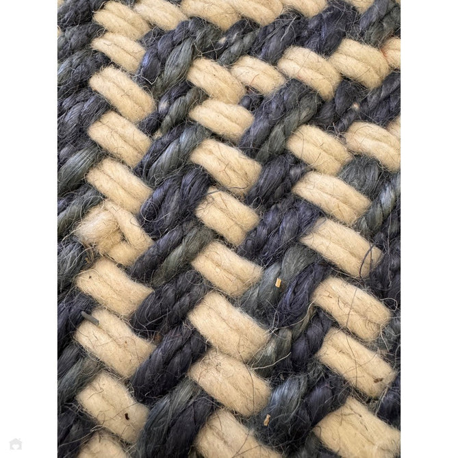 Vigo Modern Geometric Zig Zag Hand-Woven Jute Mix Soft-Touch Boho Flatweave Navy/Cream Rug-Asiatic Carpets-Rug Love - The Most Loved Rug Store
