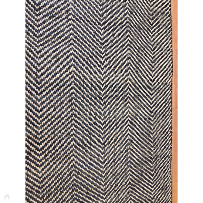 Vigo Modern Geometric Zig Zag Hand-Woven Jute Mix Soft-Touch Boho Flatweave Navy/Cream Rug-Asiatic Carpets-Rug Love - The Most Loved Rug Store