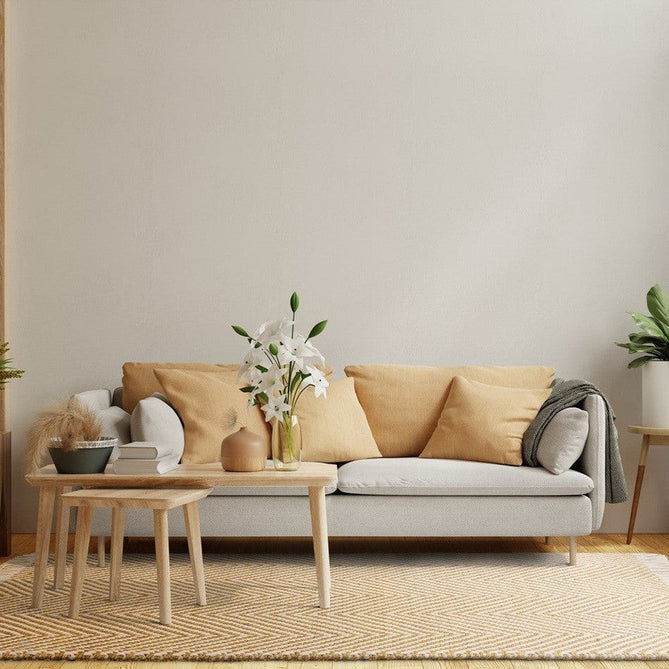 Vigo Modern Geometric Zig Zag Hand-Woven Jute Mix Soft-Touch Boho Flatweave Ochre/Cream Rug-Asiatic Carpets-Rug Love - The Most Loved Rug Store