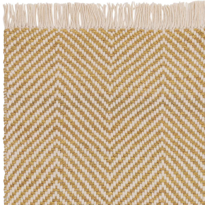 Vigo Modern Geometric Zig Zag Hand-Woven Jute Mix Soft-Touch Boho Flatweave Ochre/Cream Rug-Asiatic Carpets-Rug Love - The Most Loved Rug Store