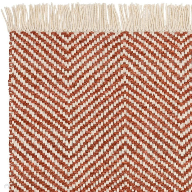 Vigo Modern Geometric Zig Zag Hand-Woven Jute Mix Soft-Touch Boho Flatweave Rust/Cream Rug-Asiatic Carpets-Rug Love - The Most Loved Rug Store