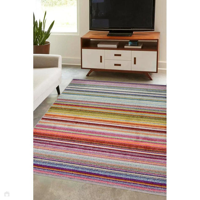 Villa Stripe Multicolour Rug-Melrose-Rug Love - The Most Loved Rug Store