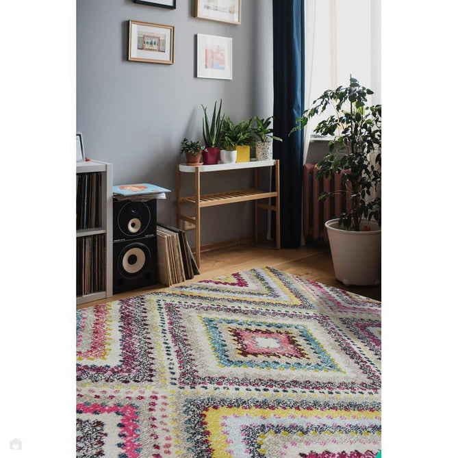 Villa Tribal Multicolour Rug-Melrose-Rug Love - The Most Loved Rug Store