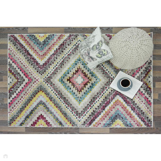 Villa Tribal Multicolour Rug-Melrose-Rug Love - The Most Loved Rug Store