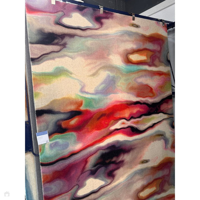 Vision Impression Modern Abstract Hand-Woven Printed Wool Low Profile Short Pile Multicolour Rug-Asiatic Carpets-Rug Love - The Most Loved Rug Store