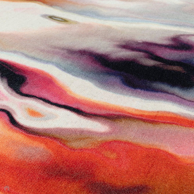 Vision Impression Modern Abstract Hand-Woven Printed Wool Low Profile Short Pile Multicolour Rug-Asiatic Carpets-Rug Love - The Most Loved Rug Store