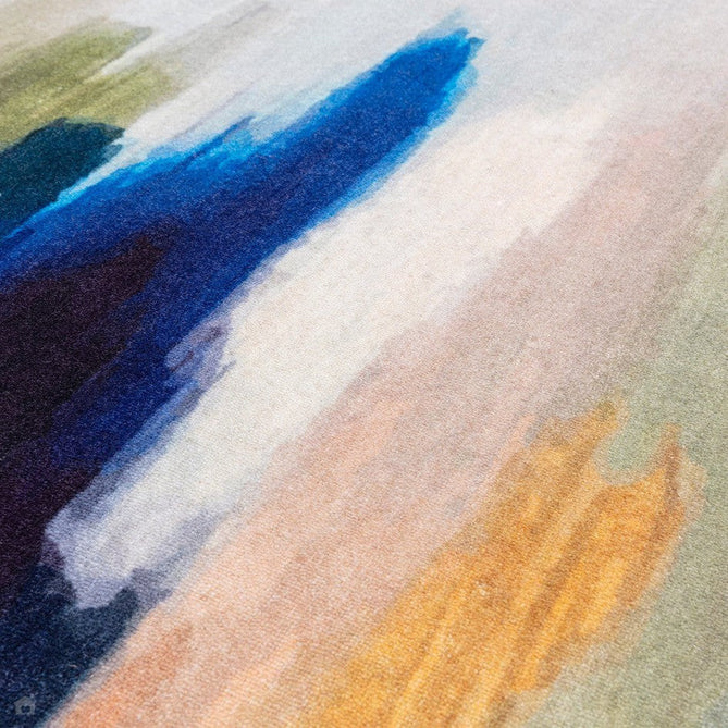 Vision Pigment Modern Abstract Hand-Woven Printed Wool Low Profile Short Pile Multicolour Rug-Asiatic Carpets-Rug Love - The Most Loved Rug Store