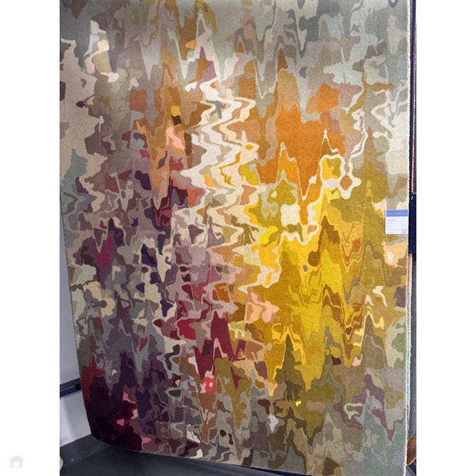 Vision Stipple Modern Abstract Hand-Woven Printed Wool Low Profile Short Pile Multicolour Rug-Asiatic Carpets-Rug Love - The Most Loved Rug Store