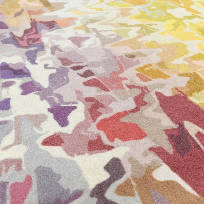 Vision Stipple Modern Abstract Hand-Woven Printed Wool Low Profile Short Pile Multicolour Rug-Asiatic Carpets-Rug Love - The Most Loved Rug Store