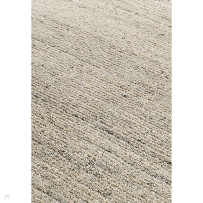 Vista Modern Plain Hand-Woven Ribbed Textured Wool Cream/Natural Beige/Charcoal Rug-Oriental Weavers-Rug Love - The Most Loved Rug Store