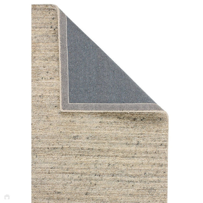 Vista Modern Plain Hand-Woven Ribbed Textured Wool Cream/Natural Beige/Charcoal Rug-Oriental Weavers-Rug Love - The Most Loved Rug Store