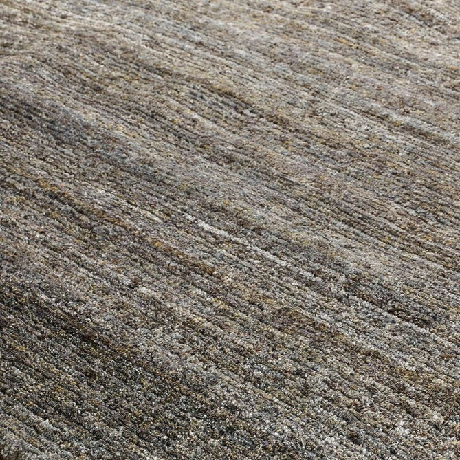 Vista Modern Plain Hand-Woven Ribbed Textured Wool Grey/Muted Ochre Rug-Oriental Weavers-Rug Love - The Most Loved Rug Store